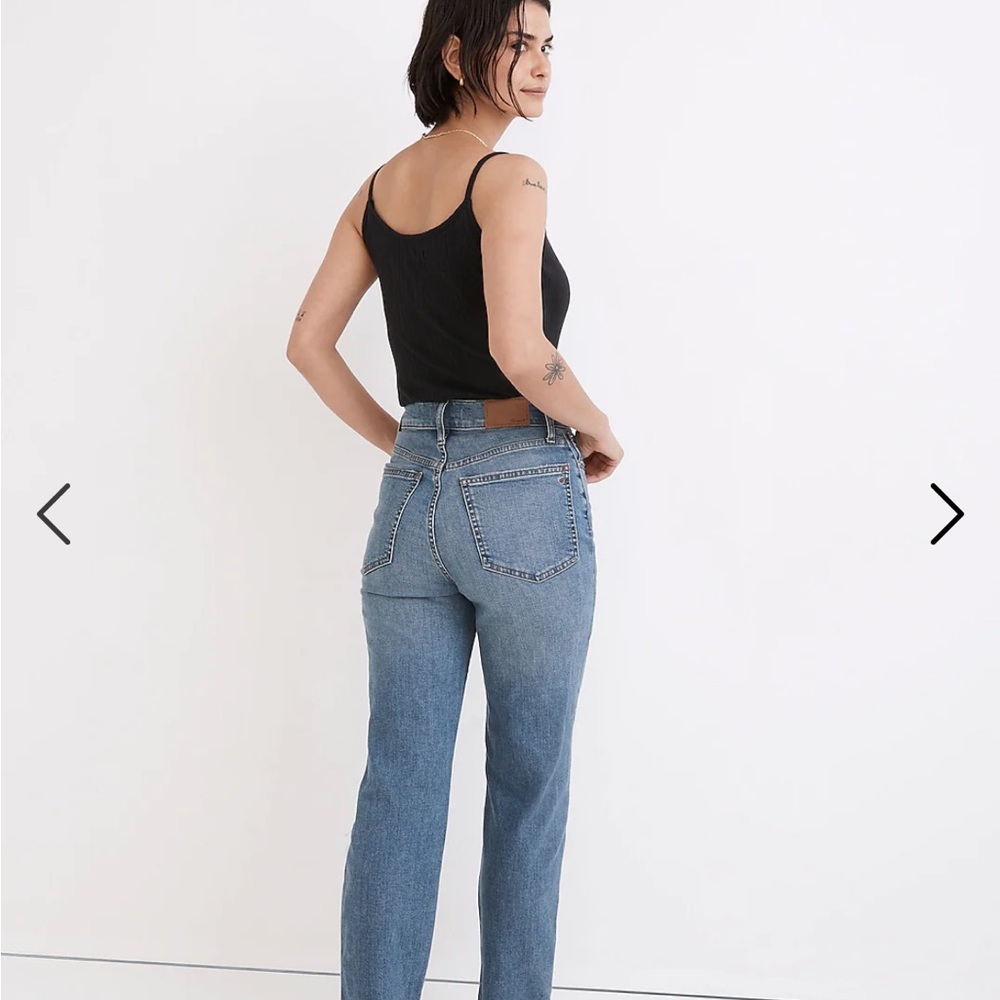 Madewell Perfect Vintage Straight Jean: Crossover Edition / 33 / MALVERN WASH - Picture 8 of 9